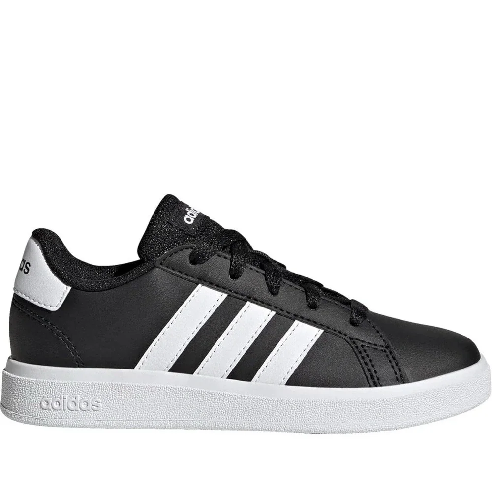 Adidas Grand Court 2.0 Kids‎ Sneaker GW6503 Black White Size 7